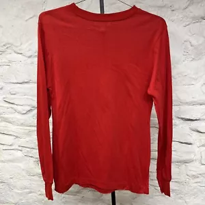 Orvis Base Layer Long Sleeve Silk Cotton Unisex Large Shirt Vintage Red - Picture 1 of 10