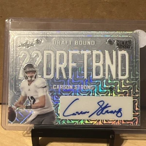 Carson Strong - 2022 Leaf Metal Draft - Silver Refractor 22DRFTBND Auto #d 17/20 - Picture 1 of 6