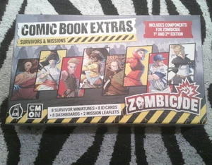 Zombicide COMIC BOOK EXTRAS Survivors & Missions Expansion - CMON 1st or 2nd Ed - Picture 1 of 2