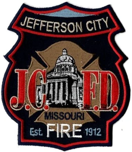 PARCHE DEL DEPARTAMENTO DE BOMBEROS DE JEFFERSON CITY MISSOURI - Imagen 1 de 1