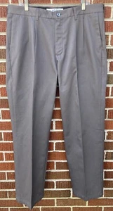 NEU MIT ETIKETT LEE NO IRON RELAXED FIT PLISSIERTE HERRENHOSE GRAU 38 x 30 - Bild 1 von 4