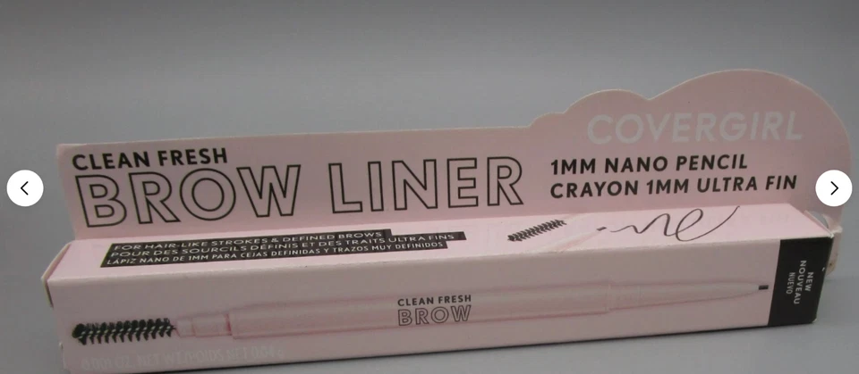 3 COVERGIRL Clean Fresh Brow Liner 1MM Nano Eyebrow Pencil #700 Black Brown.