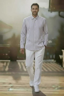 Ralph Lauren Etiqueta Púrpura Camicia 100% Algodón 329€ Bianco Azul Viola Talla L Foto 1 de 4