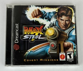 Max Steel Covert Missions Sega Dreamcast 2000 Complete Mattel Tested Excellent