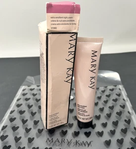 MARY KAY EXTRA EMOLLIENT NIGHT CREAM~072682~FULL SIZE~NIB~FOR VERY DRY SKIN! - Picture 1 of 2