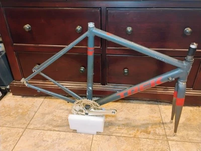 Trek Bicycle Frame, Fork And Bontrager Crank Set - Image 1 of 4