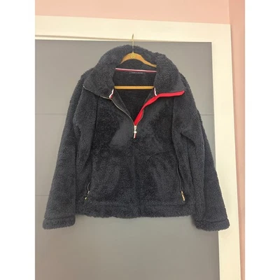 Tommy Hilfiger Chaqueta Pullover Cremallera Cuarto Peluche Polar Para Mujer Foto 1 de 4