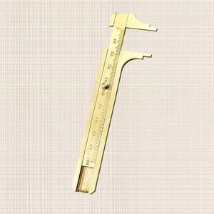 Gauge Digital Caliper Double Scale Brass Pocket Caliper - Picture 1 of 11