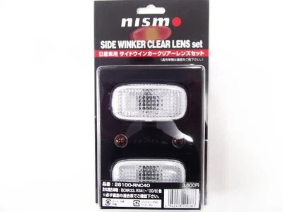 Nismo Clear Side Marker Lights for Nissan Skyline GT-R, Stagea, Japan Foto 1 de 2