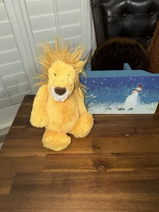 Jellycat London Bashful Lion Plush Stuffed Animal Medium 12” - Picture 1 of 4