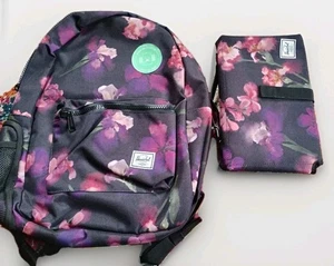 Herschel Sprout Diaper Backpack Watercolor Iris New Backpack - Picture 1 of 5