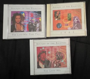 Sounds Of The Eighties - 3 CD Lot - 80's Hits Compilation CDs - Picture 1 of 11