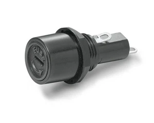 F-75, Sato Parts Metrico (5mm x 20mm) Portafusibile Montaggio a Pannello Alto Profilo - Foto 1 di 3