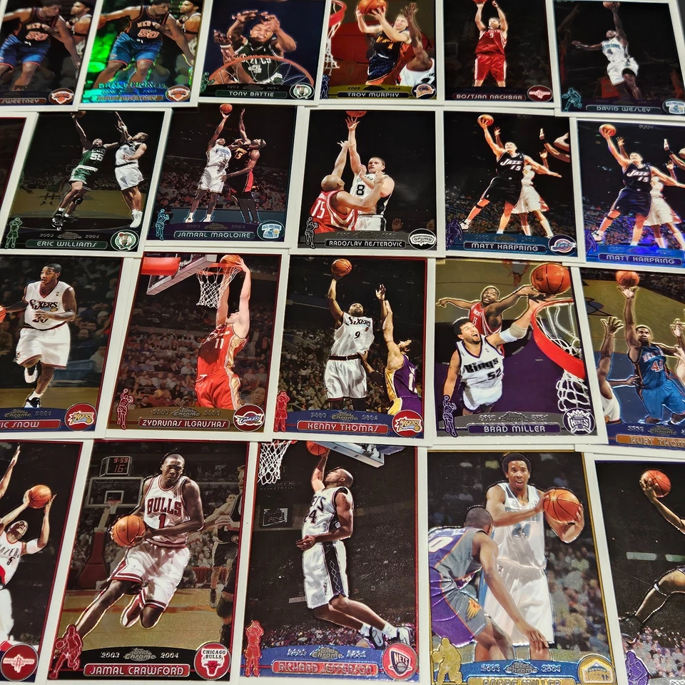 2003-04 TOPPS CHROME BASKETBALL YOU PICK SEE SCANS STARS,ROOKIES PACK FRESH COND - Image 1 of 1