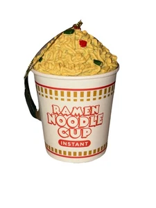 Kurt Adler 4" Holiday Ornament - Ramen Noodle Cup - Picture 1 of 2