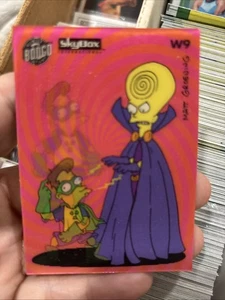 1994 Skybox The Simpsons Series II Lenticular Wiggle Hypno Head Card #W9 - Picture 1 of 2