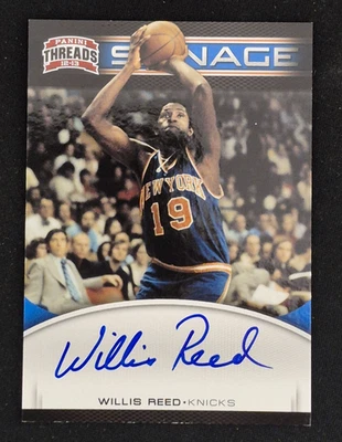 2012-13 Panini Threads Signage Autograph  #1  WILLIS REED Knicks - Image 1 of 2