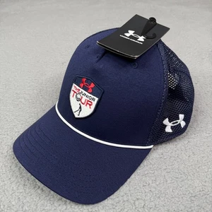 Gorra de golf Under Armour Junior Tour Snapback azul marino malla ajustable para hombre nueva con etiquetas - Imagen 1 de 11