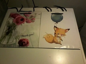 2X GIFT BAGS FOR SCRAPBOOKING/PRESENTS ETC NEW 9X7 INCH (T) - Picture 1 of 1