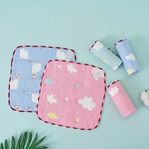 Feeding Burp Cloths Baby Face Towel Square Shaped Baby Bath Towel - Picture 1 of 20