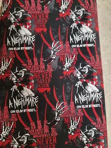 Nightmare On Elm Street Fabric - Picture 1 of 1
