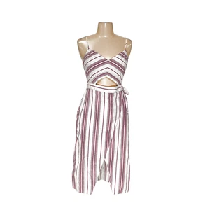 Express White Cotton Wrap Dress - Size 6 - Picture 1 of 4