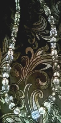 Joyería vintage: collar de cristal de safari, horquilla G P, 3 PER Foto 1 de 4