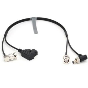 Cavo Alimentazione Trasmissione D-Tap ad Angolo Retto Bloccaggio DC2.5 + SDI per SamHD 702 - Foto 1 di 6