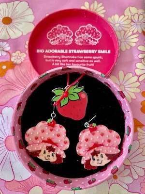 Erstwilder BIG ADORABLE STRAWBERRY SMILE drop earrings - Image 1 of 4