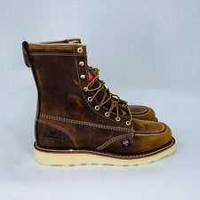 THOROGOOD MENS SLIP-RESISTANT FIRM NON-STEEL TOE WORK BOOTS SIZE 10.5D