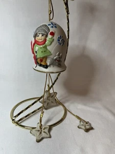 Campana Jasco 1980 vintage adorno campanas de Navidad niño con soporte para perro NO incluye - Imagen 1 de 17