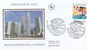 FRANCE 2010 FDC JEUX OLYMPIQUES DE LA JEUNESSE YT 4491 - Foto 1 di 1