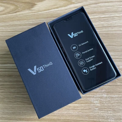 LG V50 ThinQ 5G LM-V500N (Korea) 128GB 6GB RAM Black Unlocked -New Sealed In Box - Image 1 of 4