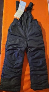 NWT Cat and Jack Size X Small Black Snow Bibs Pants - Picture 1 of 4