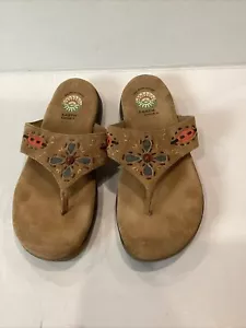 Women’s Earth Shoe Gelron Tan Sandals US Size 8 Shoes - Picture 1 of 4