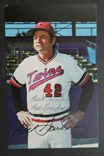 Billy Gardner Minnesota Twins Coach Autographed 3x5 Signed 1981 Postcard 