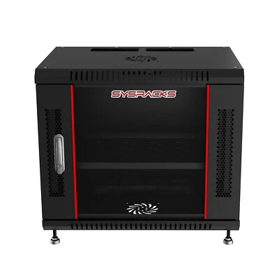 Gabinete de servidor de montaje en pared profundo 6U 24" para accesorios de red en Foto 1 de 4