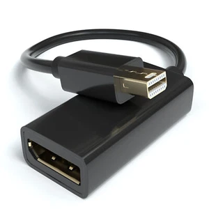Mini DisplayPort zu DisplayPort Adapter mini DP Konverter MacBook iMac Surface - Bild 1 von 7
