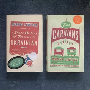 History of Tractors + Two Caravans by Marina Lewycka (Hardback, 1st Ed., Signed) - Picture 1 of 12