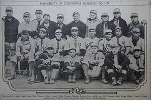1914 San Francisco Sports Page - University of California Baseball Team Photo - Picture 1 of 2