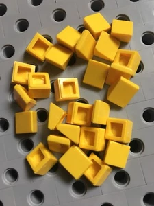 LEGO Amarillo 1x1x2/3 Mini Pendientes Teja Ladrillos 1 X 1 Acabado Suave Nuevo 25 - Imagen 1 de 2