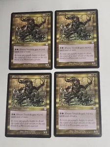 MTG Playset 4x Ebony Treefolk (Apocalypse/Gold/U) - BGM - Picture 1 of 2