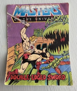 Vintage MOTU Masters of the Universe 1983 Mini Comic Book THE DOUBLE EDGED SWORD - Picture 1 of 3