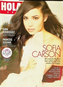 Hola USA October 2018 Sofia Carson Hilary Swank Gina Rodriguez - Picture 1 of 2