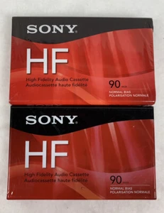 Sony HF 90 Minuten Normal Bias Audio Kassette 2er Set Neu in Verpackung - Bild 1 von 2