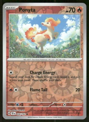 SV05: Temporal Forces #026/162 Ponyta - Image 1 of 2