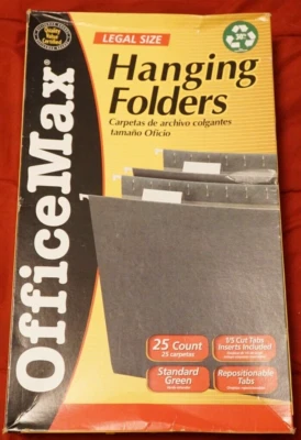 OfficeMax Hanging Folders. *20.* Read Description. - Image 1 of 2