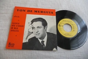 YON DE MURGUIA CHANTE VALENCIA 45T EP DEDICACE AUTOGRAPHE. SIGNED.JEAN MOULIN - Imagen 1 de 5