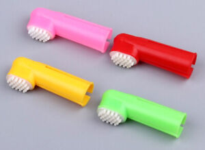 Pet Dog Cat Clean Teeth Gum Protective Finger Toothbrush Puppy Dental Care Brush