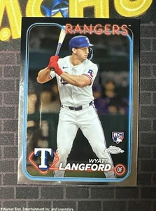 2024 Topps Chrome WYATT LANGFORD Rookie Card Base #122 - Foto 1 di 2